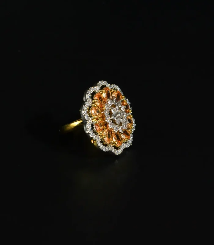 Jasmin Gold Black Background