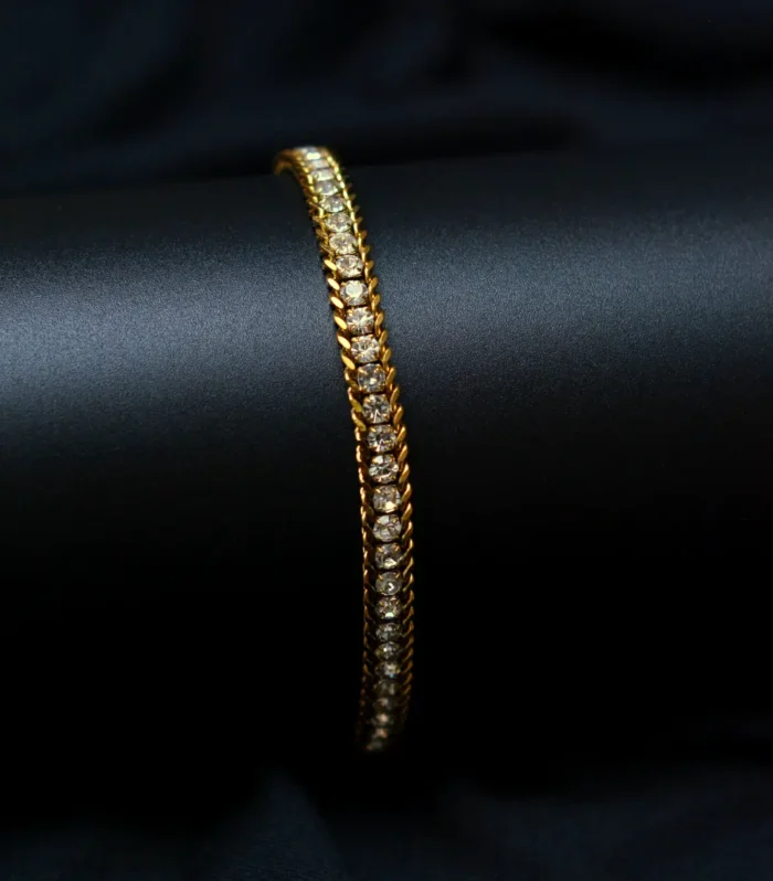 White Diamond Stone Black Background