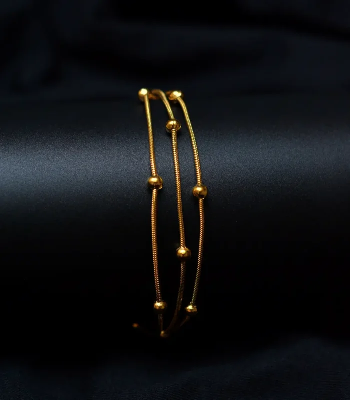 Beaded Ropes Black Background